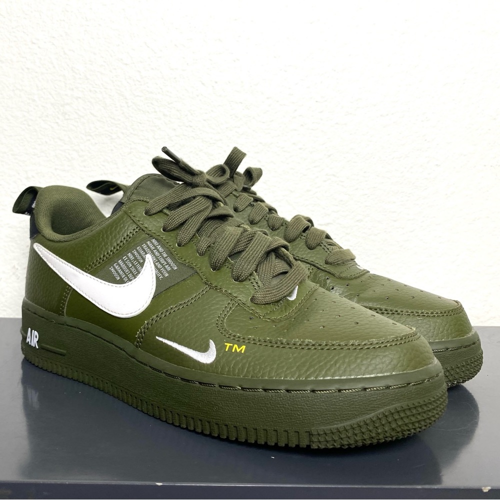 Nike Air Force 1 '07 LV8 Utility Olive Canvas - Picture 2 of 10
